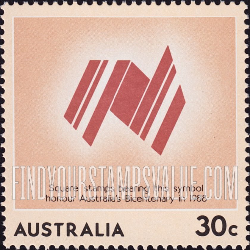 FindYourStampsValue: European Settlement Bicentenary: Bicentennial Emblem