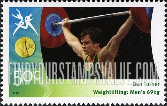 FindYourStampsValue: Medalists at Commonwealth Games: Ben Turner
