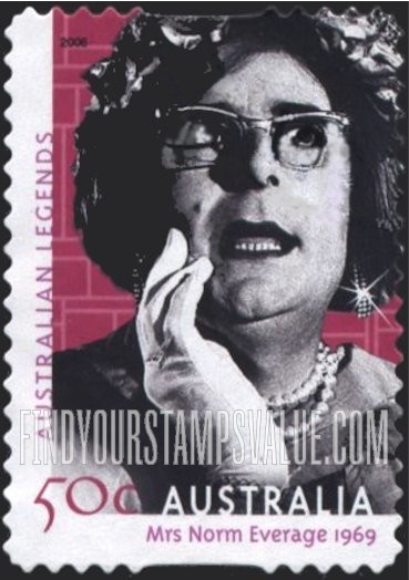 FindYourStampsValue: Mrs. Norm Everage, 1969