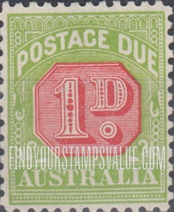 FindYourStampsValue: POSTAGE DUE - Numeral Value