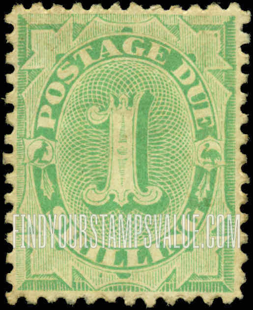 FindYourStampsValue: POSTAGE DUE - Numeral Value