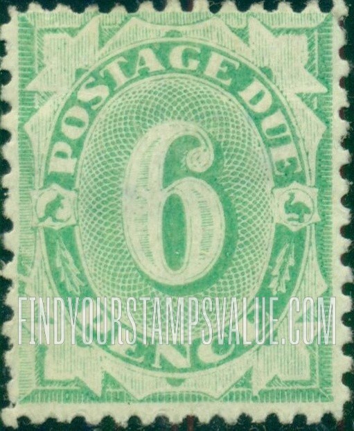 FindYourStampsValue: POSTAGE DUE - Numeral Value