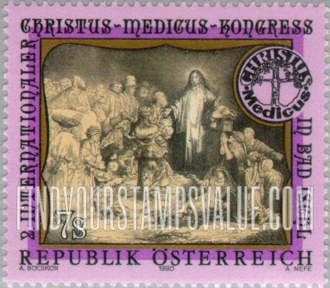 FindYourStampsValue: Christ Healing the Sick by Rembrandt