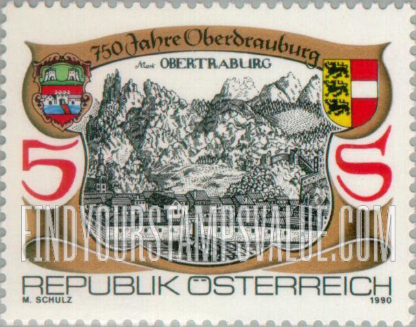 FindYourStampsValue: Oberdrauburg, 750th Anniversary
