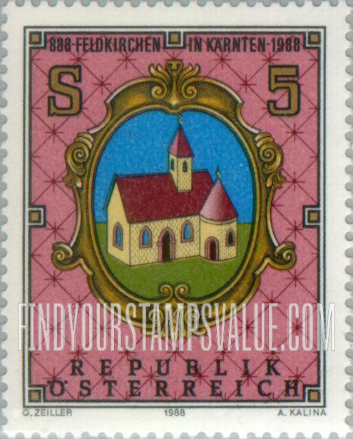 FindYourStampsValue: Feldkirchen, 1100th Anniversary