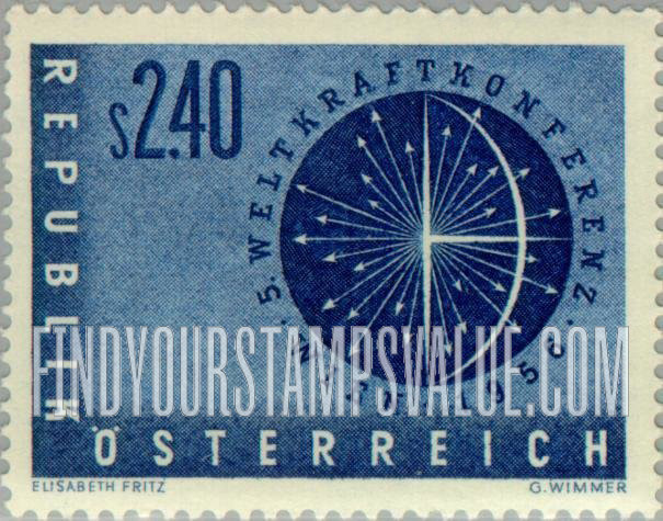 FindYourStampsValue: Globe Showing Energy of the Earth