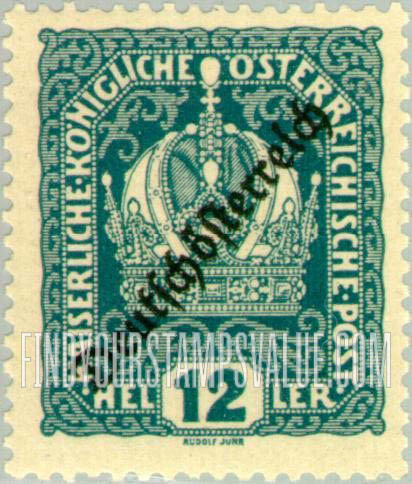 FindYourStampsValue: Republic: Austrian Crown