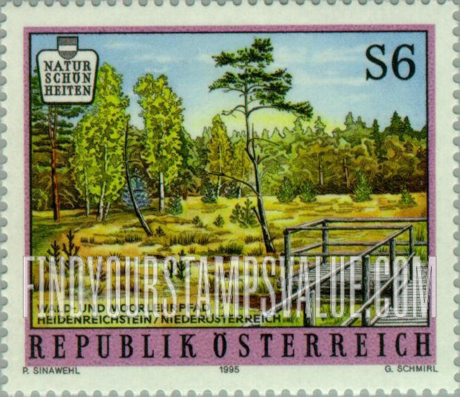 FindYourStampsValue: Scenery: Moorland, swamp, Heidenreichstein