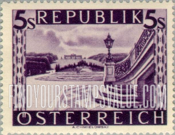 FindYourStampsValue: Schönbrunn, Vienna