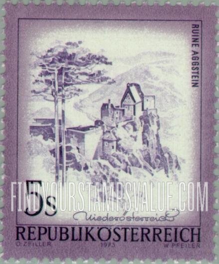 FindYourStampsValue: Aggstein Castle, Lower Austria
