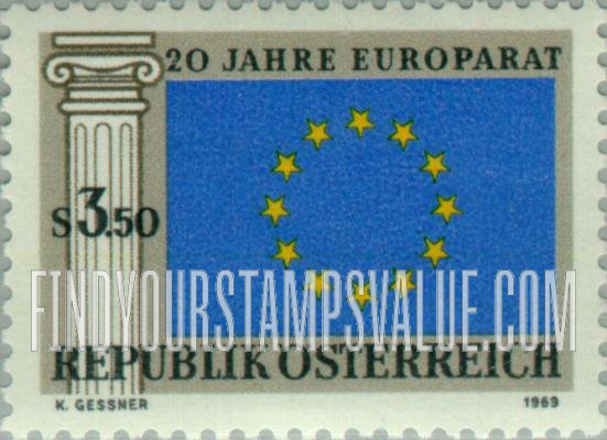 FindYourStampsValue: Council of Europe Emblem