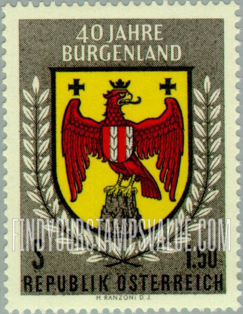 FindYourStampsValue: Arms of Burgenland