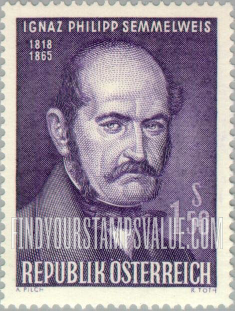 FindYourStampsValue: Portraits: Dr. Ignaz Philipp Semmelweis