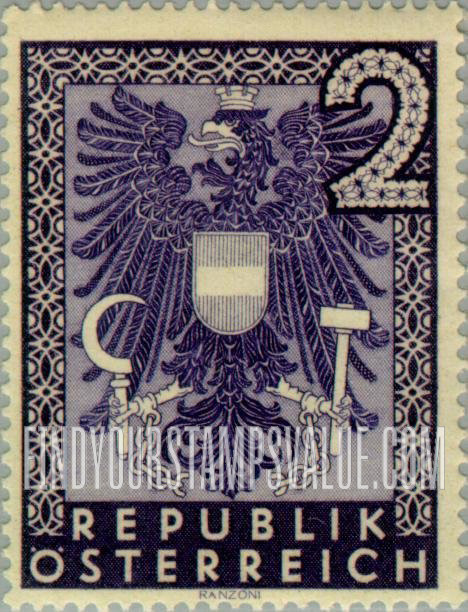 FindYourStampsValue: For Use in Vienna, Lower Austria and Burgenland: Coat of Arms