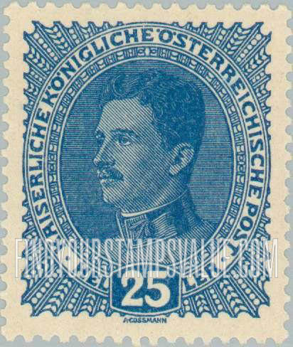 FindYourStampsValue: For Austria only: Emperor Karl I