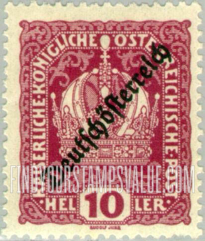 FindYourStampsValue: Republic: Austrian Crown