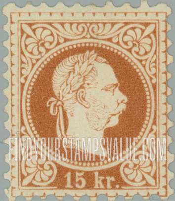FindYourStampsValue: For Austria only: Franz Josef