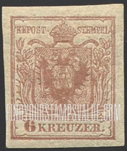 FindYourStampsValue: Austrian Monarchy (including Hungary): Coat of Arms
