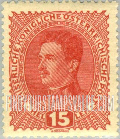 FindYourStampsValue: For Austria only: Emperor Karl I