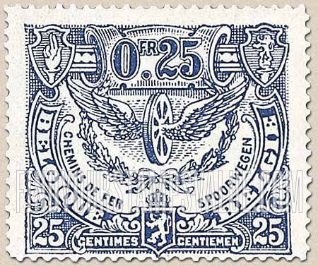FindYourStampsValue: Parcel Post and Railway: Winged Wheel
