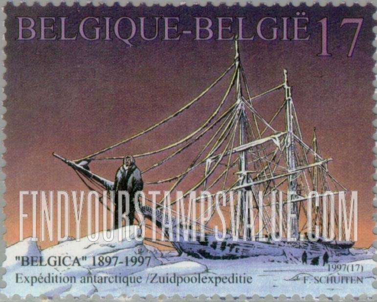 FindYourStampsValue: Antarctic Expedition by the Belgica, Centenary