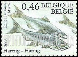 FindYourStampsValue: Fish of the North Sea: Hareng (herring)