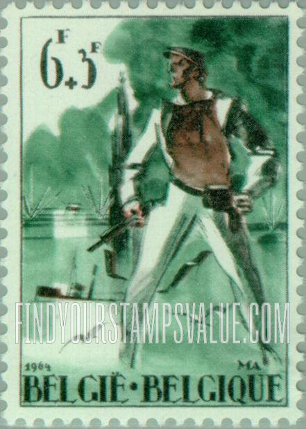 FindYourStampsValue: Semi-Postal: Liberation of the estuary of the Escaut