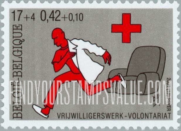 FindYourStampsValue: Semi-Postal: Red Cross Volunteers