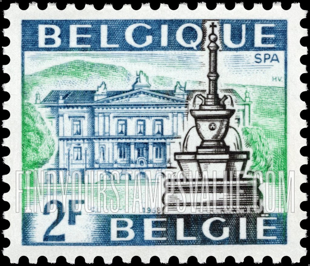 FindYourStampsValue: Tourist: Fountain and Kursaal Spa