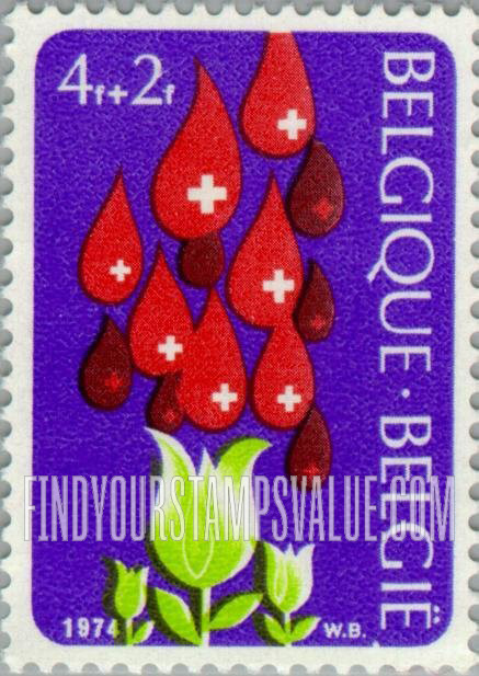 FindYourStampsValue: Semi-Postal: Symbol of Blood Donations