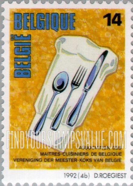 FindYourStampsValue: Chef’s hat, cutlery