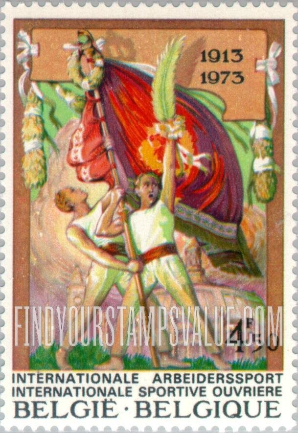 FindYourStampsValue: Workers’ Sports Exhibition Poster, Ghent, 1913