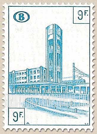 FindYourStampsValue: Parcel Post and Railway: New North Station, Brussels