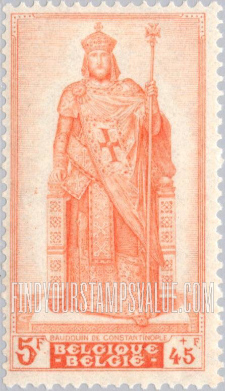 FindYourStampsValue: Semi-Postal: Baldwin of Constantinople