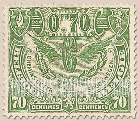 FindYourStampsValue: Parcel Post and Railway: Winged Wheel