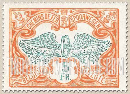 FindYourStampsValue: Parcel Post and Railway: Winged Wheel