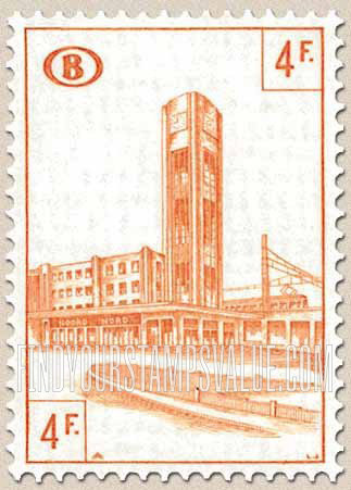 FindYourStampsValue: Parcel Post and Railway: New North Station, Brussels