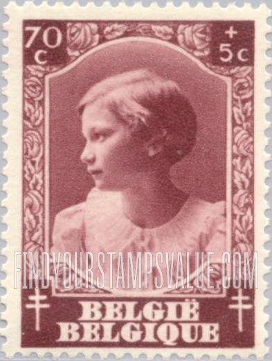 FindYourStampsValue: Semi-Postal: Princess Josephine-Charlotte