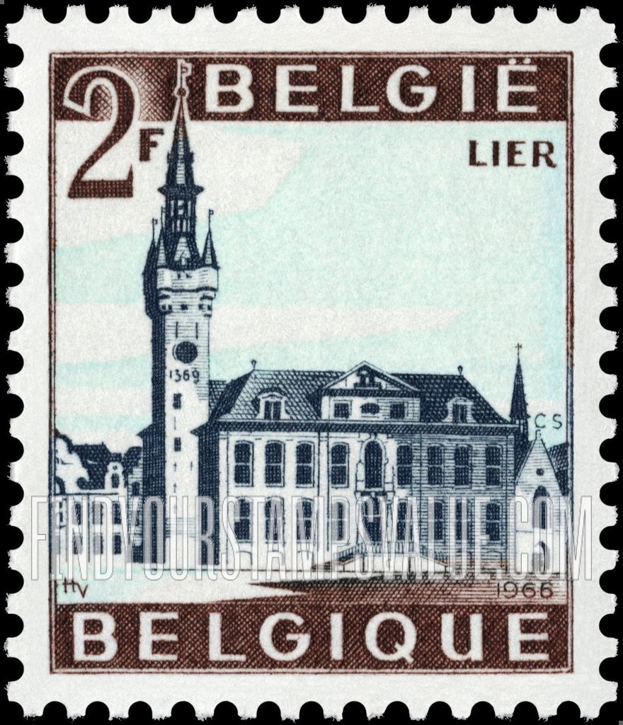 FindYourStampsValue: Tourist: Town Hall, Lier