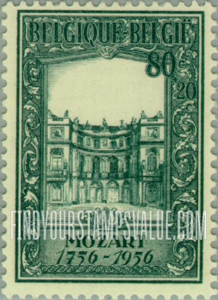 FindYourStampsValue: Semi-Postal: Palace of Charles of Lorraine