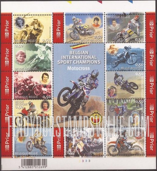 FindYourStampsValue: Champion Motocross Riders