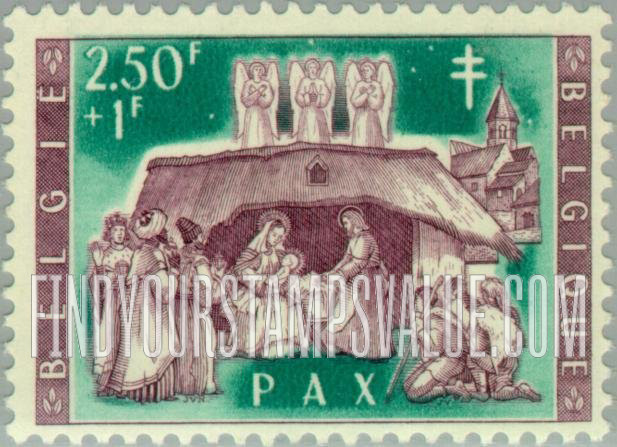 FindYourStampsValue: Semi-Postal, Legends: Manger and “Pax”