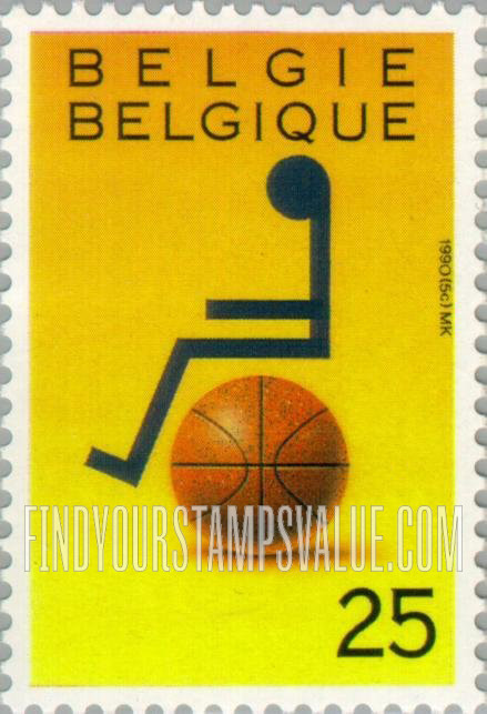 FindYourStampsValue: Sports: Wheelchair Basketball