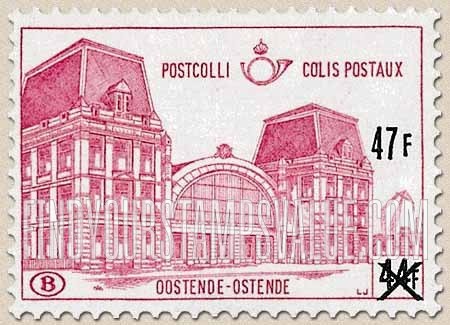 FindYourStampsValue: Parcel Post and Railway: Ostend Station