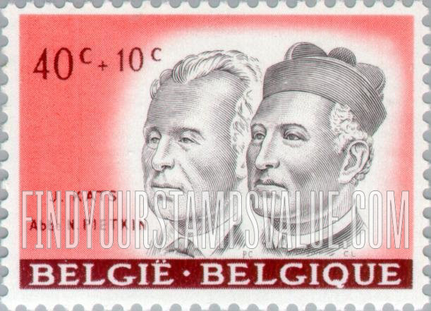 FindYourStampsValue: Semi-Postal: Jacob Kats and Abbe Nicolas Pietkin