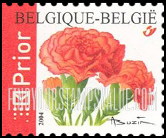 FindYourStampsValue: Red Carnations
