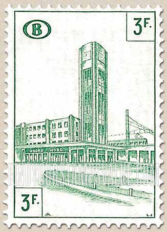 FindYourStampsValue: Parcel Post and Railway: New North Station, Brussels