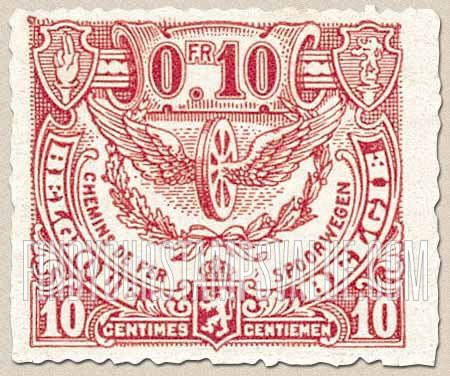 FindYourStampsValue: Parcel Post and Railway: Winged Wheel