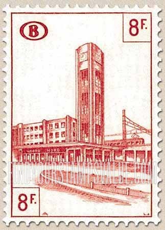 FindYourStampsValue: Parcel Post and Railway: New North Station, Brussels