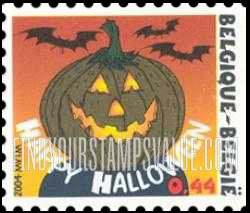 FindYourStampsValue: Halloween: Jack o’lantern and bats